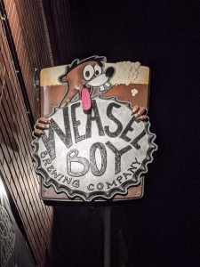 Weasel Boy Brewing Sign Outdoor