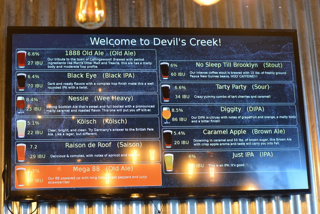 Devil's Creek - Taplist